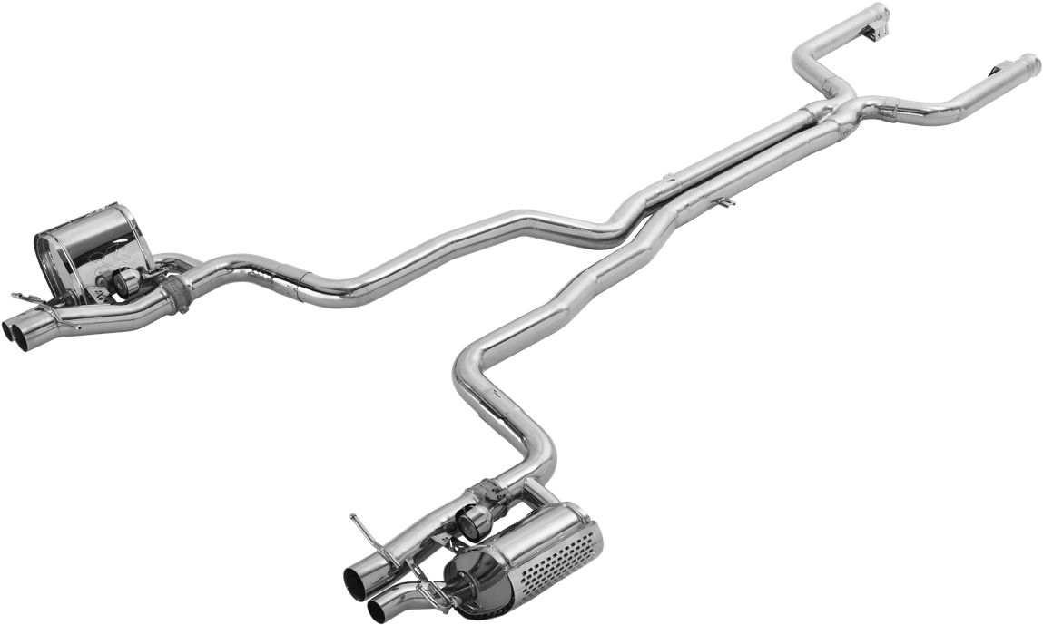 Mercedes-benz C63 Amg - Exhaust System (1200x762), Png Download