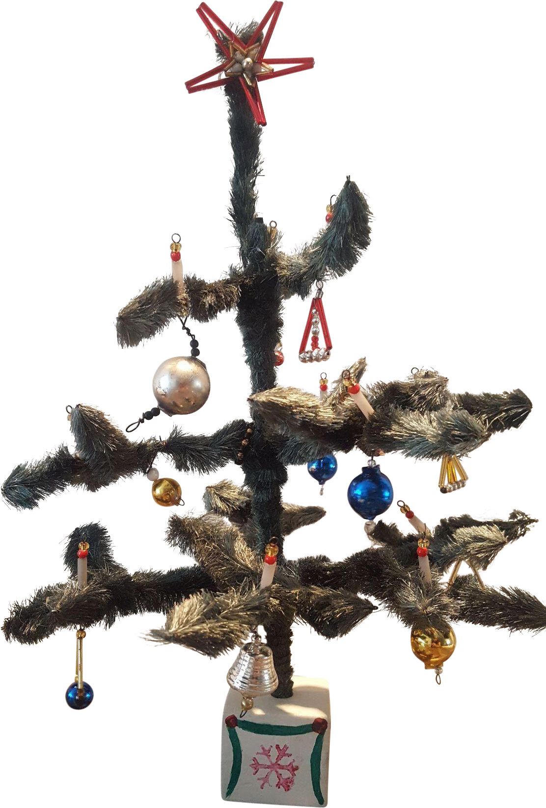 Beautiful Rare Old Christmas Tree Found At Www - Christmas Ornament (1646x1646), Png Download