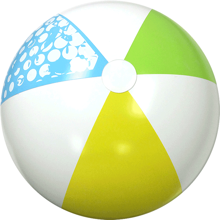 Beach Ball Png Summer Classic Beach Balls - Circle (750x750), Png Download