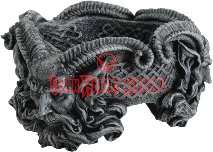 Horned God Candle Holder (734x734), Png Download