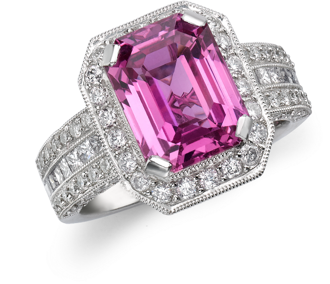 Bougainvillea - Engagement Ring (800x800), Png Download