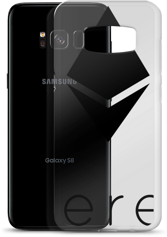 Ethereum Logo Samsung Case - Smartphone (1000x1000), Png Download