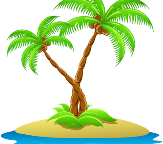 Tropics Clipart Palm Frond - Island Clip Art (640x480), Png Download