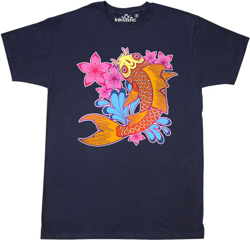 Koi Illustration Transparent T-shirt (600x600), Png Download