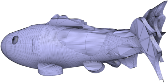 Koi Fish V - Inflatable (1000x563), Png Download