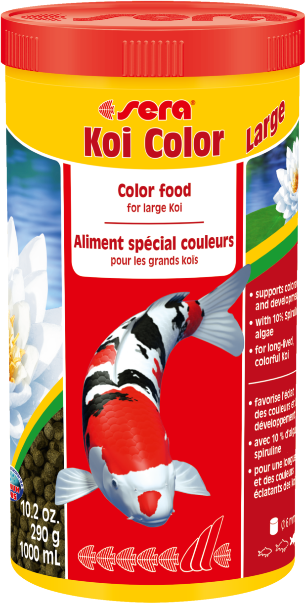 07024 Int Sera Koi Color Large 1000 Ml Top - Sera Koi Royal (647x1280), Png Download