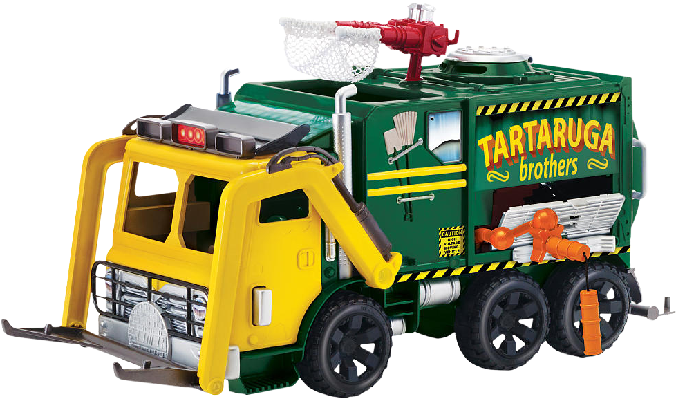 Let Fun Fly With Turtles” Tactical Garbage Truck - Teenage Mutant Ninja Turtles Truck (1000x586), Png Download