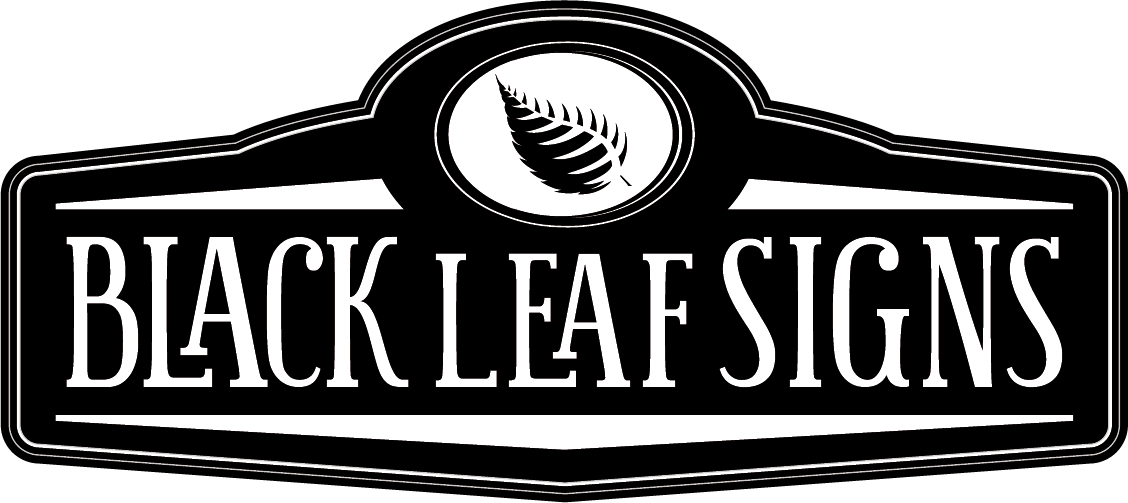 Orlando, Fl - Black Leaf (1128x503), Png Download