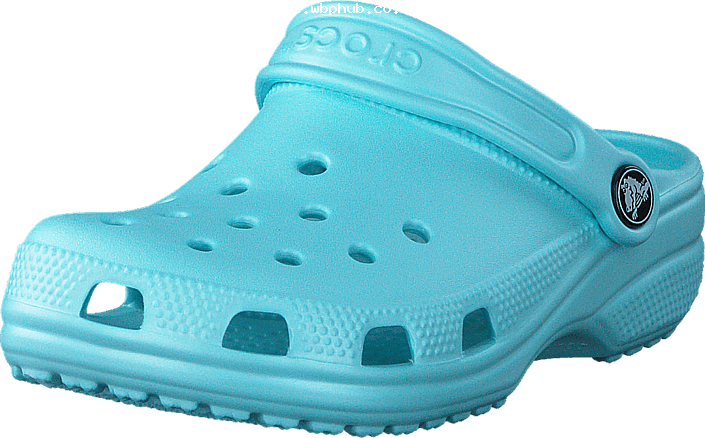 Crocs Classic Clog K Ice Blue 60006-52 Womens Rubber - Crocs Png (705x438), Png Download