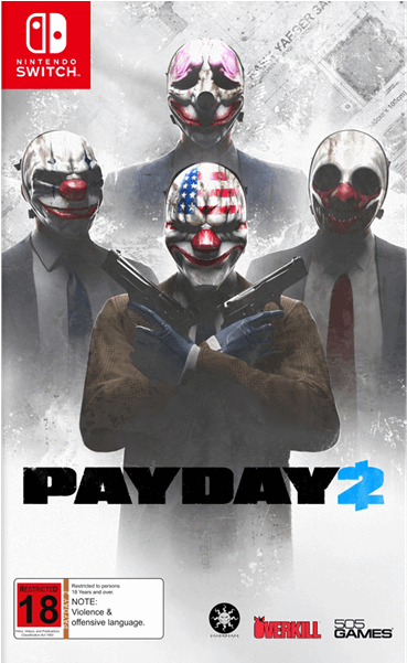 Nintendo Switch Payday 2 (600x600), Png Download