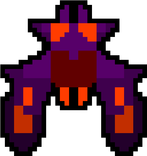 Mega Boss Galaga - Ace Of Spades Png Mira (600x570), Png Download