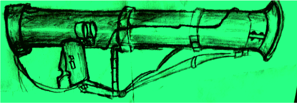 A Pretty Lop Sided And Poorly Shaded, But Technically - Gun Barrel (1000x564), Png Download