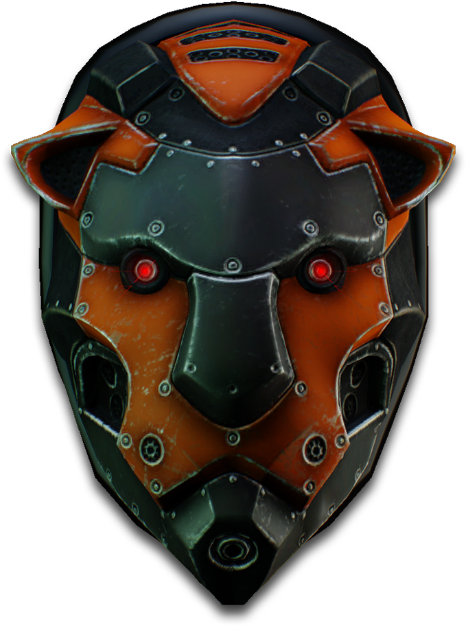 Tech Lion - Payday 2 Lion Mask (702x926), Png Download