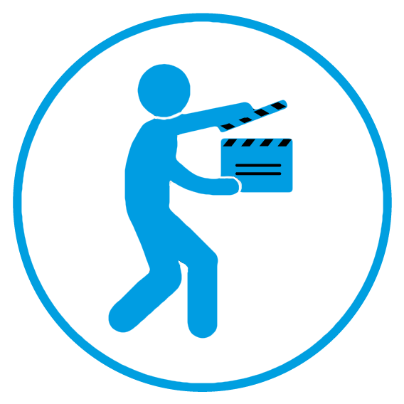 Tv And Film - Circle (568x568), Png Download