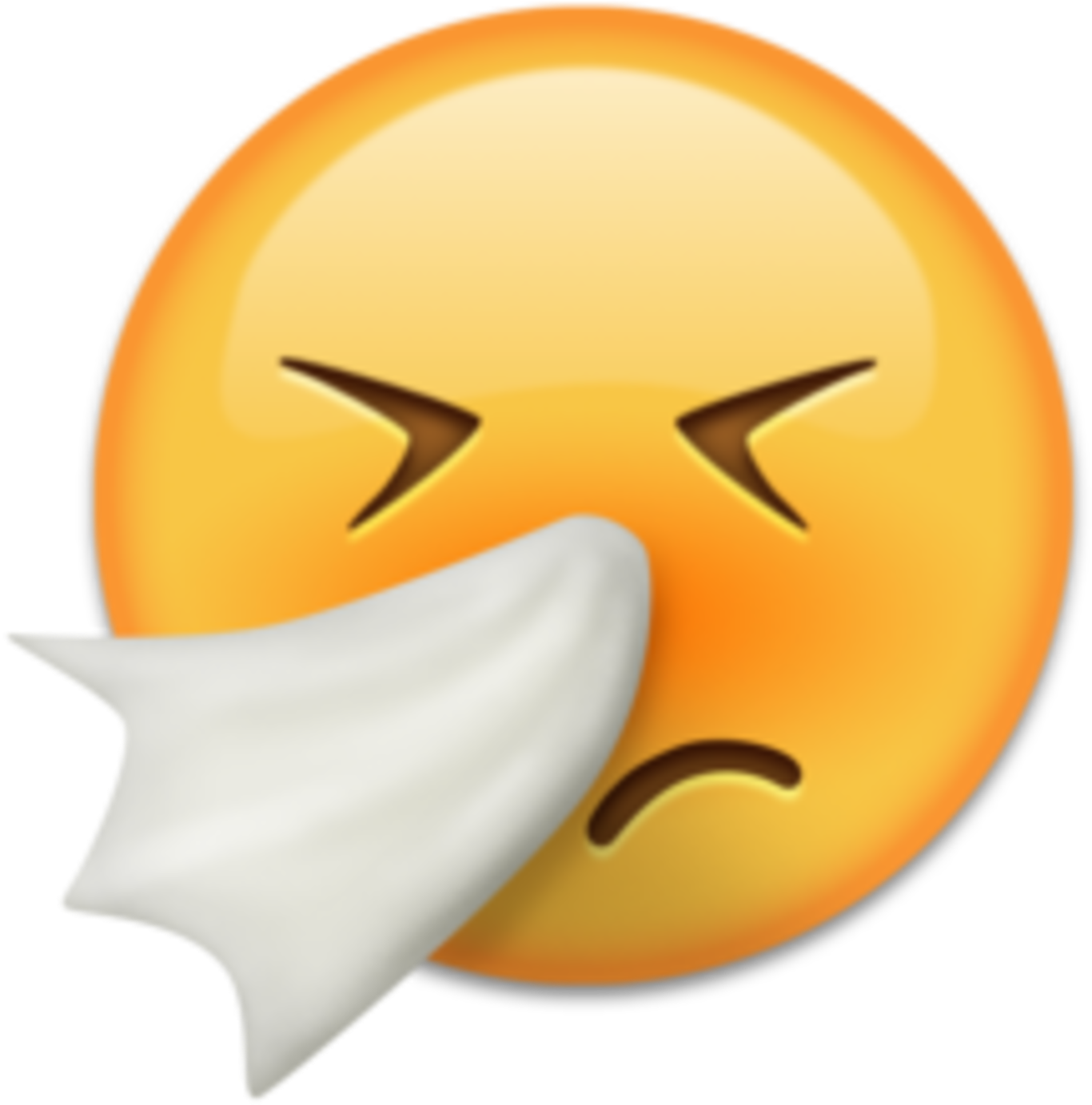 Hand Emoji Clipart Air Emoji Png - Sick Emoji (757x757), Png Download
