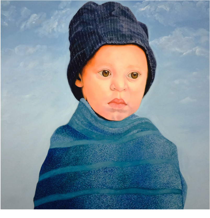 Arlo Oil On Canvas - Oil Painting (1000x840), Png Download