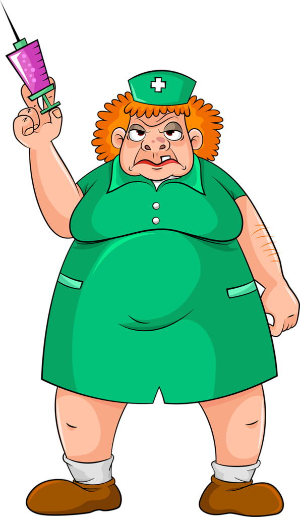 Médico, Hospital, Doentes E Etc - Ugly Nurse (595x1024), Png Download