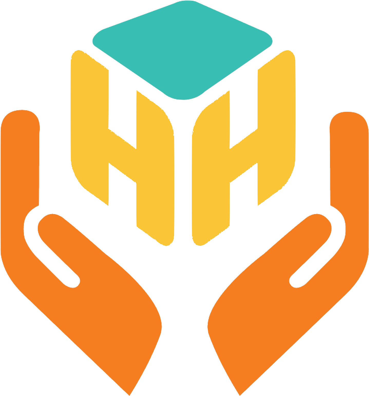 Helping Hands - Logo (1708x1646), Png Download