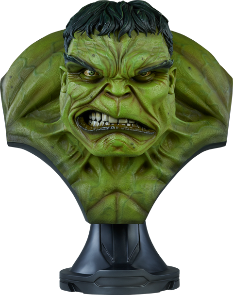 Marvel Life-size Bust The Incredible Hulk - Hulk (480x608), Png Download