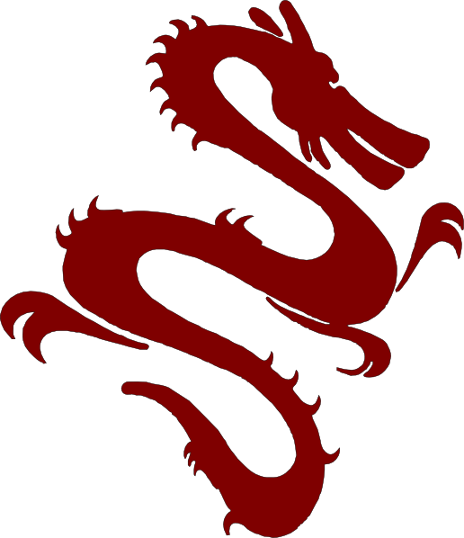 Crimson Dragon Clip Art At Clker - Chinese Dragon Images Clip Art (516x598), Png Download
