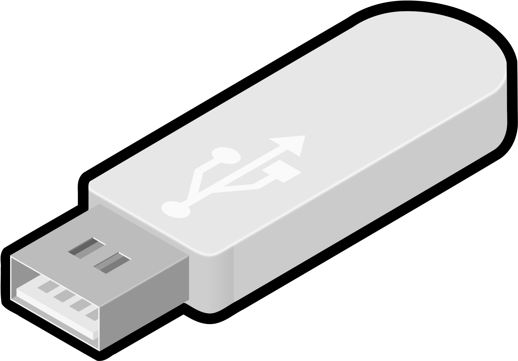 This Free Icons Png Design Of Usb Thumb Drive 2 (2400x1842), Png Download