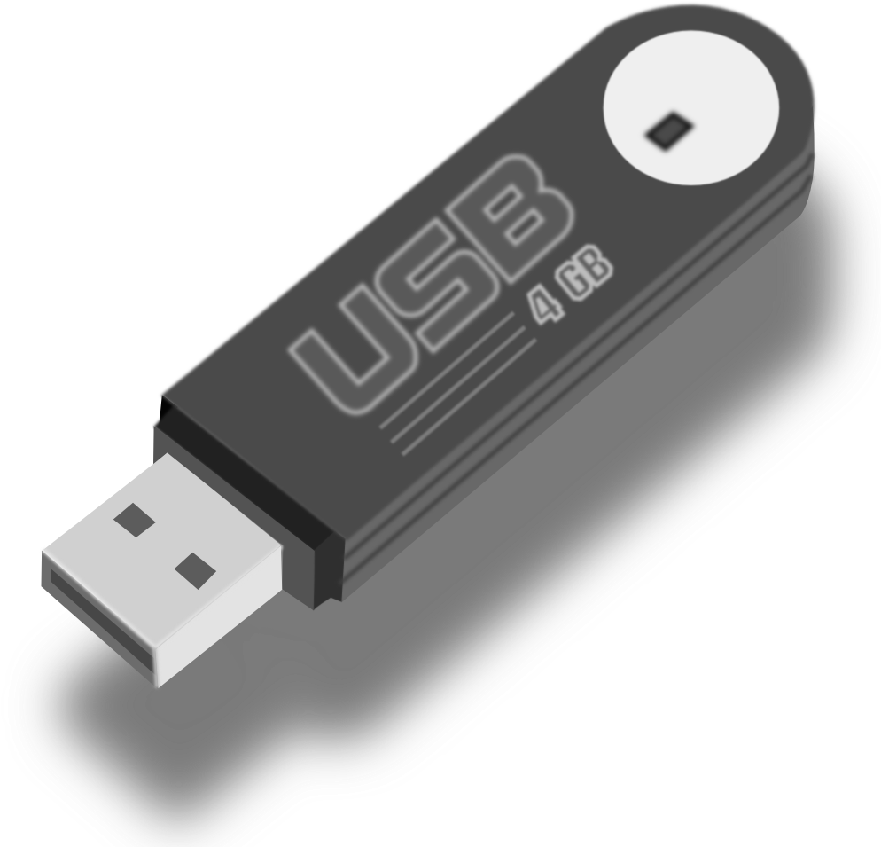 Black Usb Flash Drive Png Image - Dell Storage Drive Carrier (1000x1000), Png Download