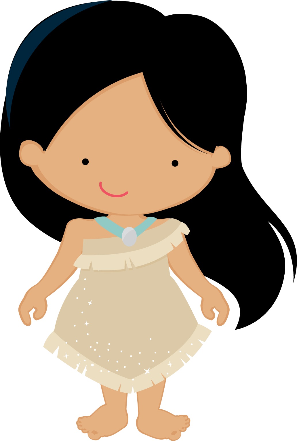 Princesas Disney - Princesa Disney Cute Png (1032x1533), Png Download