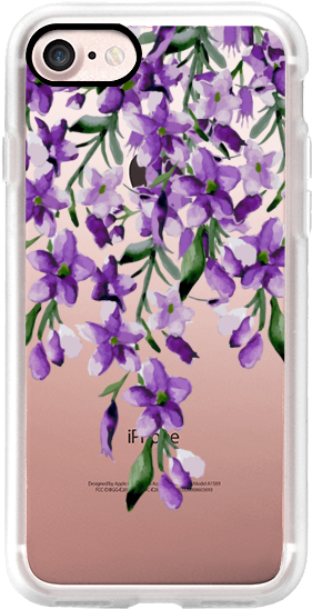 Casetify Iphone 7 Classic Grip Case - Cooktown Orchid (282x560), Png Download