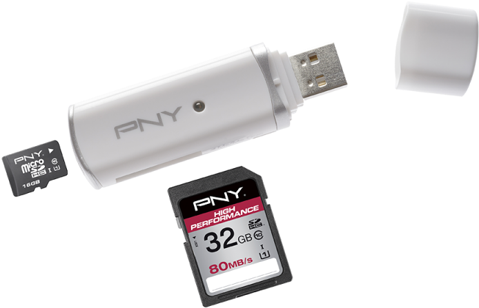 /data/products/article Large/302 20150330100600 - Pny Card Reader - External - Pc, Mac (800x800), Png Download
