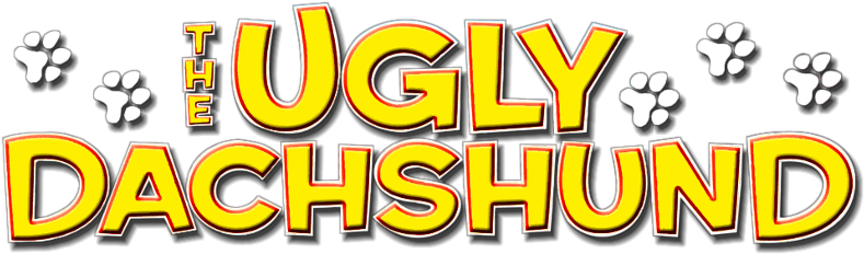 The Ugly Dachshund Logo - Orange (800x310), Png Download