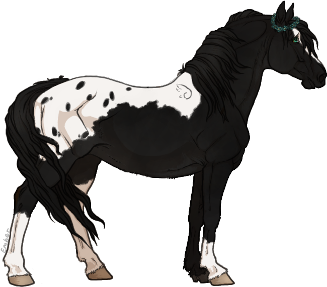 Ｎａｍｅ ；； Paint With All The Colors "pocahontas" Ｂｒｅｅｄ - Seal Bay Horse Sabino (900x600), Png Download