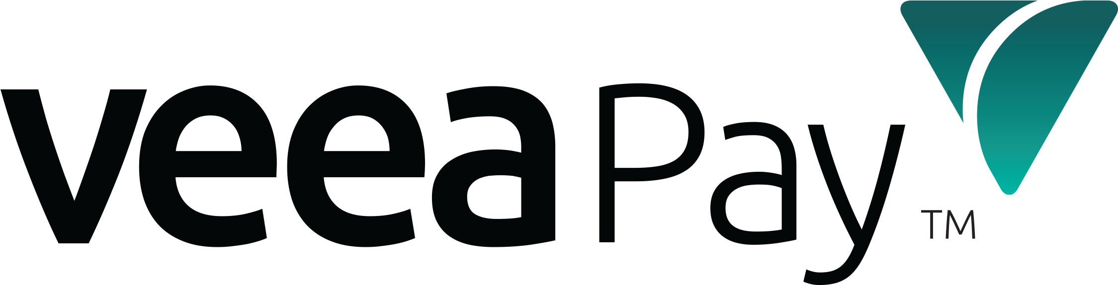 Veeapay Logo - Black-and-white (2500x896), Png Download