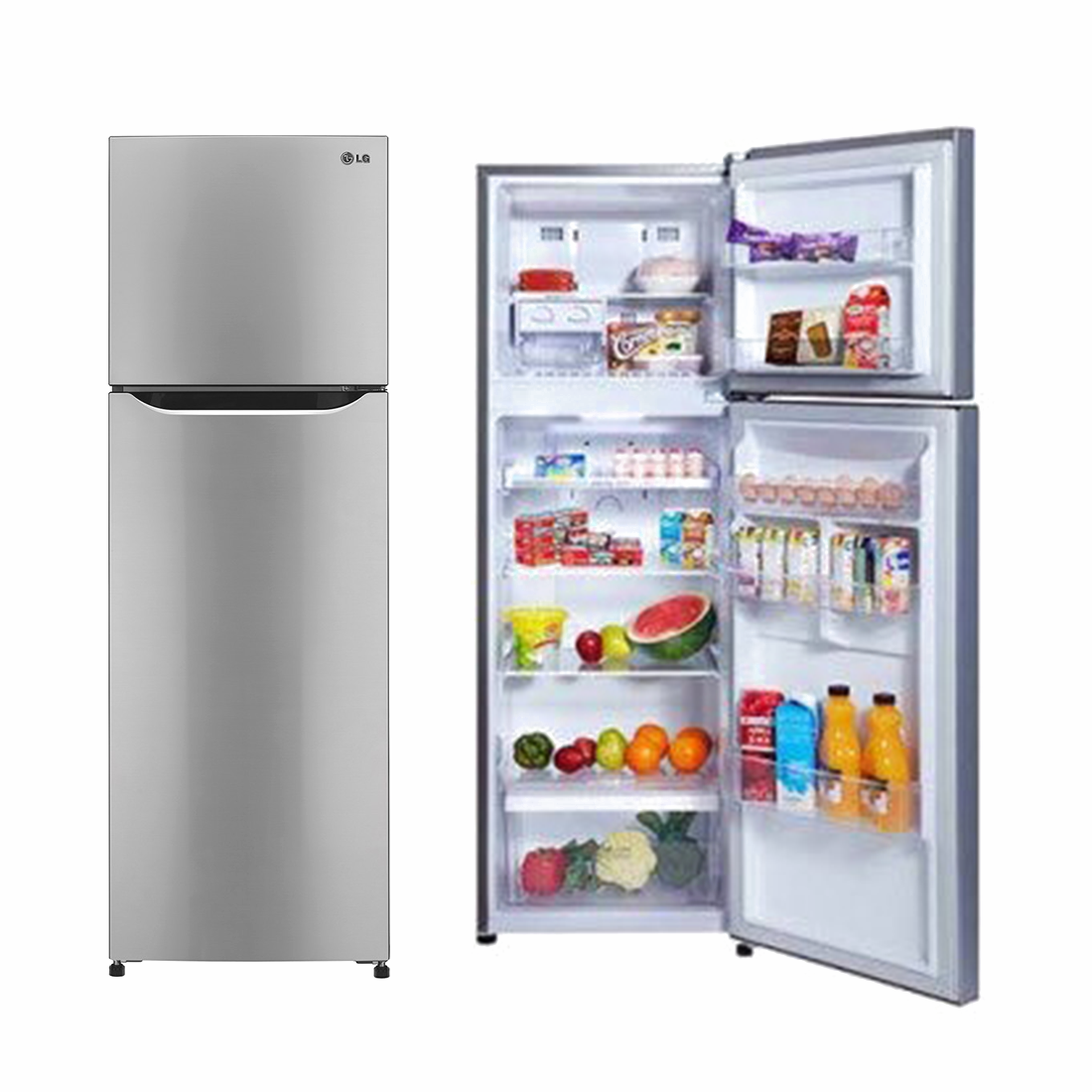 Lg Refrigerator Png Free Download - Lg Gn B252slcl (1100x1100), Png Download