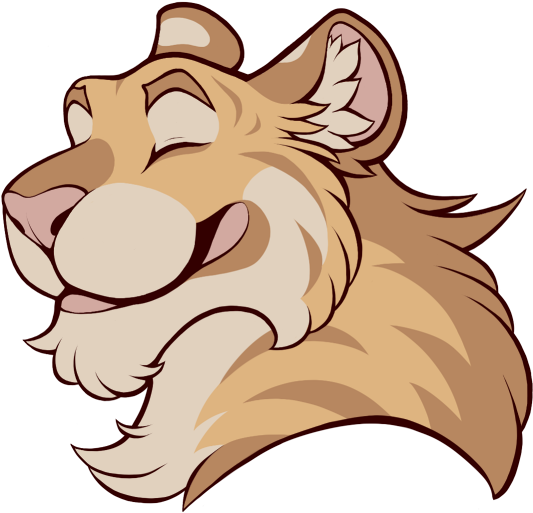 Tiger Head - Cartoon (587x564), Png Download