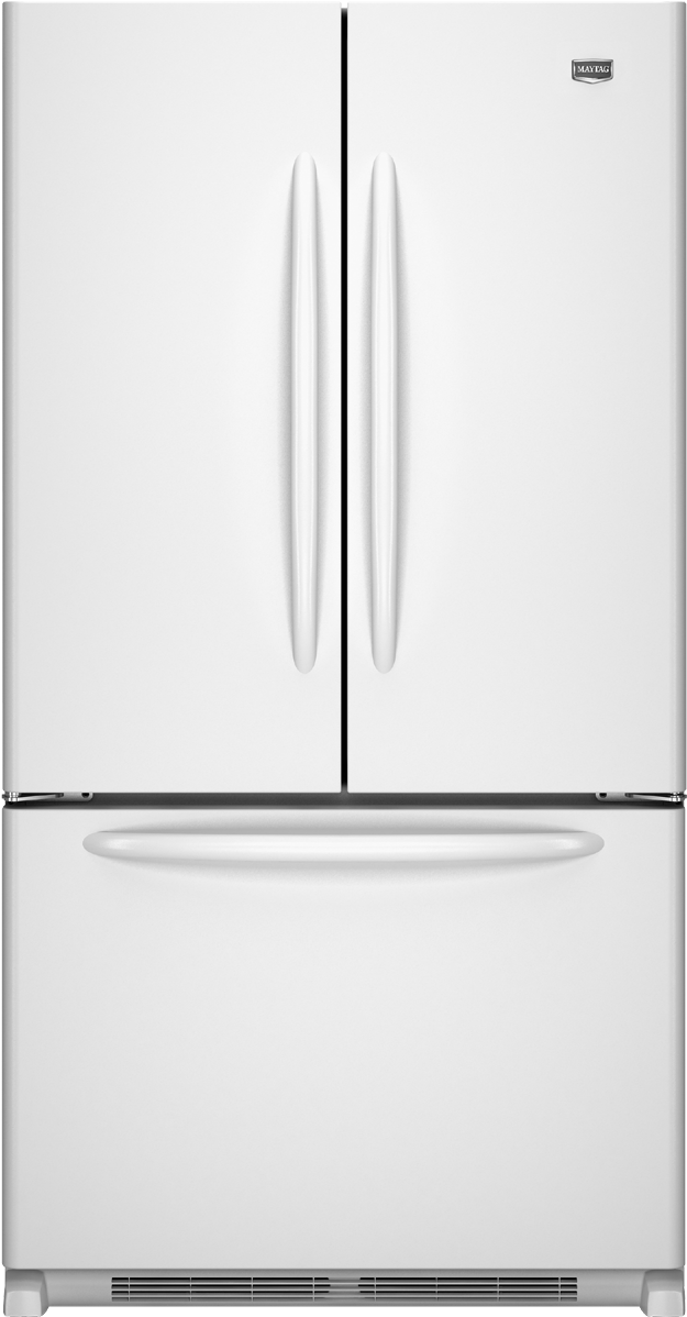Favorite Whirlpool French Door Bottom Freezer Refrigerator - Refrigerator (702x1275), Png Download