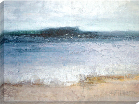 Indigo - Gallery Wrap - Trademark Art Julia Purinton 'indigo Isle' Canvas Art (550x550), Png Download