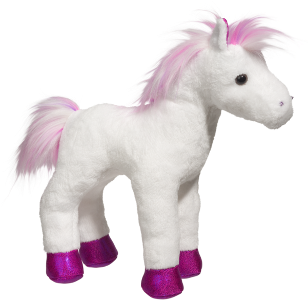 Small Rainbow White Horse - Douglas Cuddle Toys Douglas Cuddle Toys Rainbow (600x600), Png Download