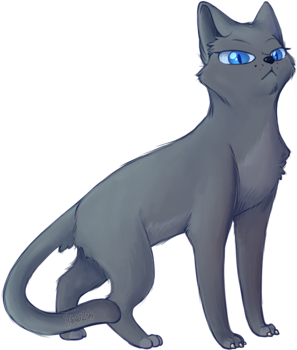 Bluestar-1 - Warrior Cats Bluestar (802x768), Png Download