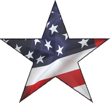 Red, White, Blue - American Flag High Tops Shoes (378x355), Png Download