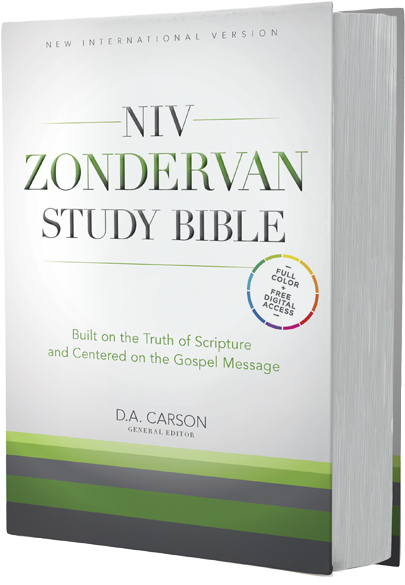Praise For This Groundbreaking New Study Bible - Niv Zondervan Study Bible, Hardcover By D. A. Carson (469x636), Png Download