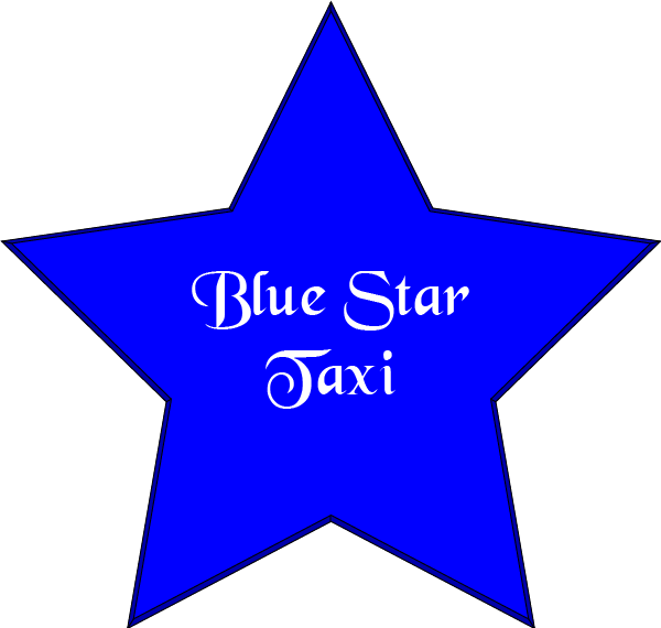 Blue Star Taxi - Tricycle (600x570), Png Download