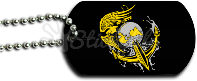Marine Corps Dog Tag - Emblem (940x587), Png Download