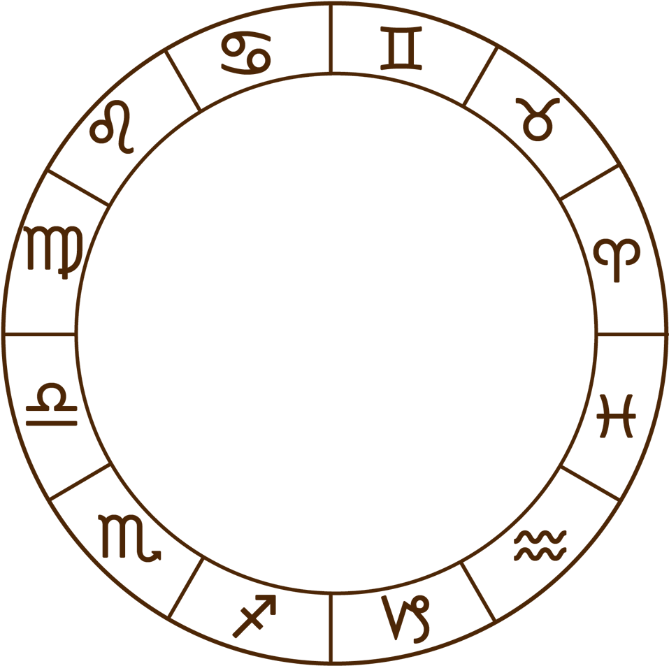 Horoscopes - Month (1000x996), Png Download