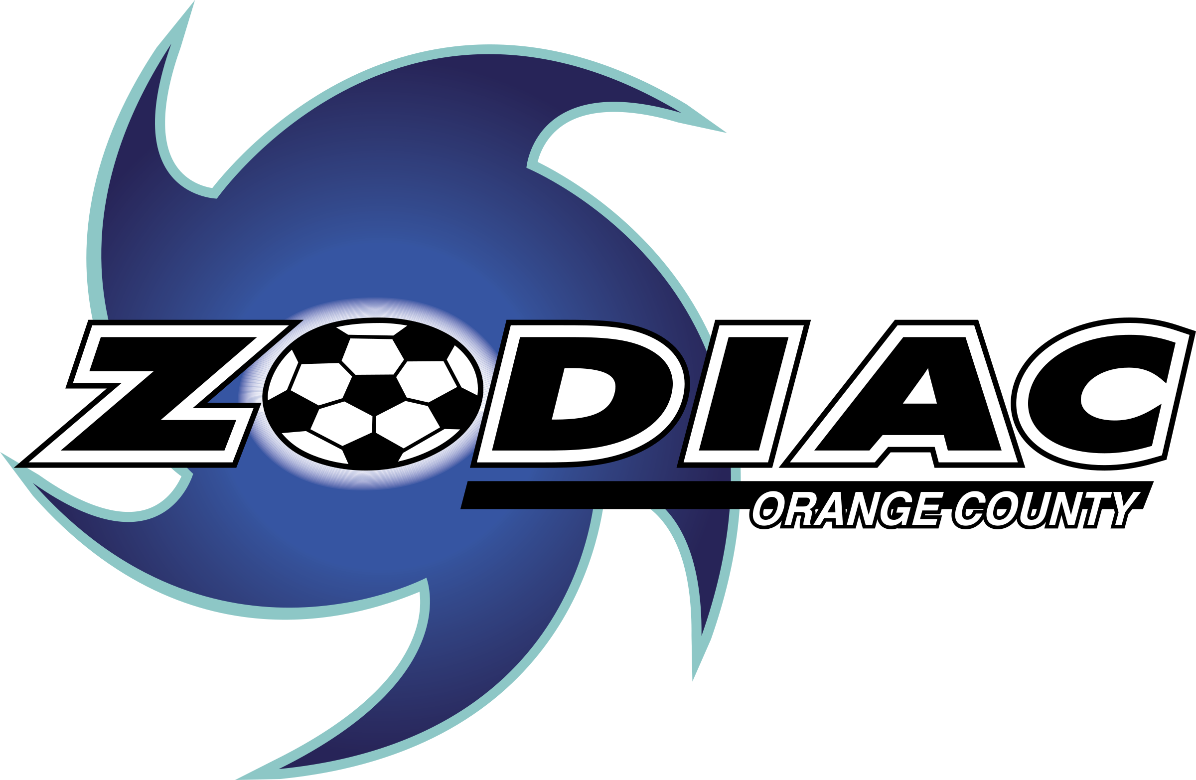 Zodiac Logo Png Transparent - Orange County Blue Star (2400x1565), Png Download