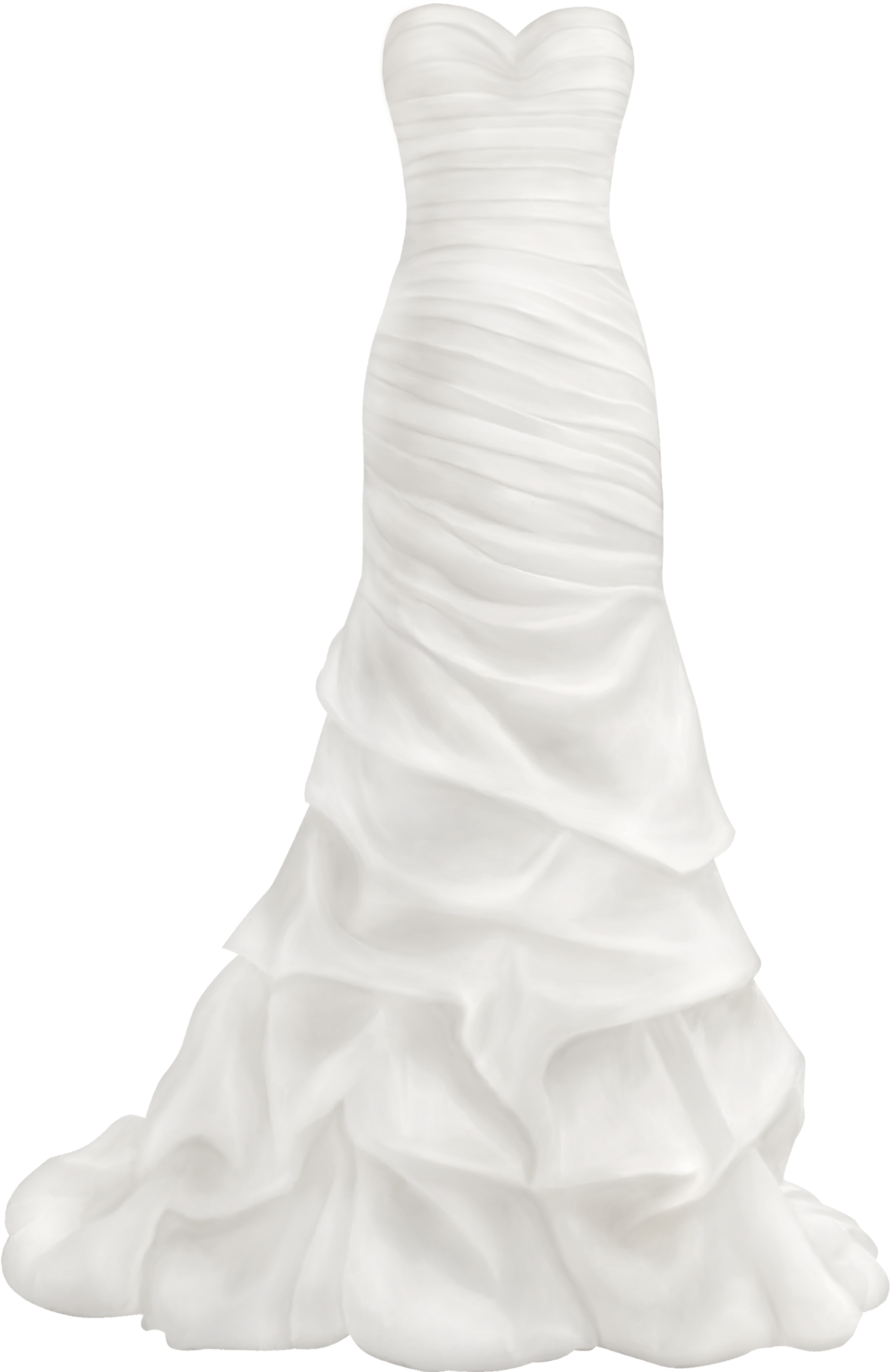 Beautiful Wedding Dress Png Clip Art - Wedding Dress Png (3408x5056), Png Download