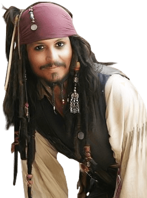 Johnny Depp Pirate Sideview - Johnny Depp Pirate Png (400x400), Png Download
