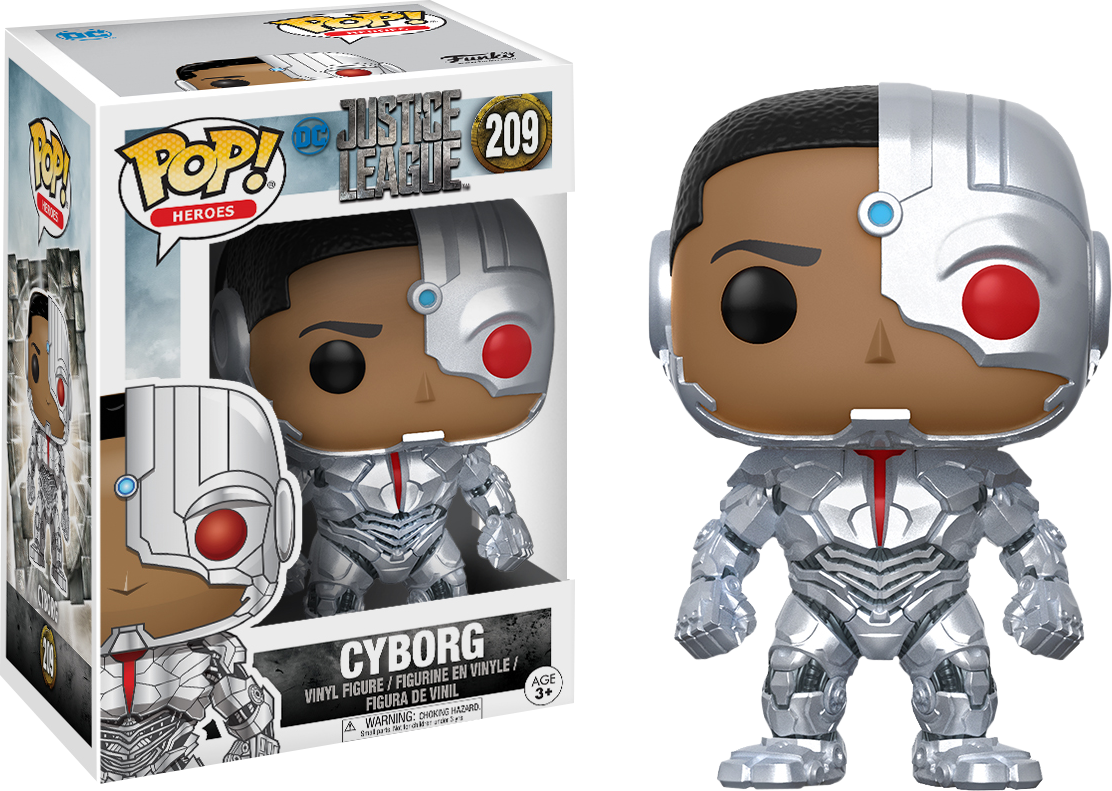 Cyborg - Justice League Pop Toys (1112x791), Png Download