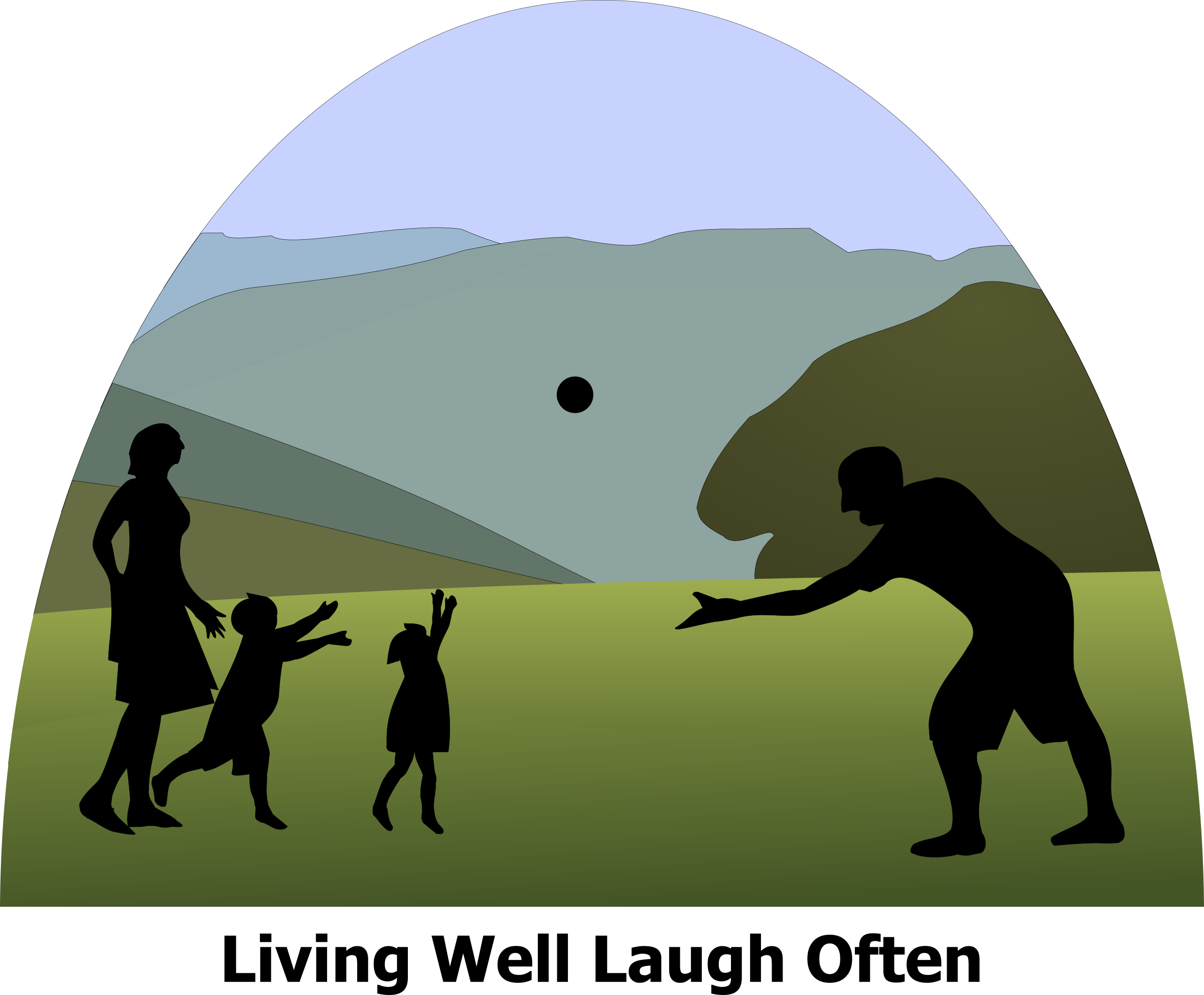 This Free Icons Png Design Of Living Well Laugh Often (2400x1984), Png Download