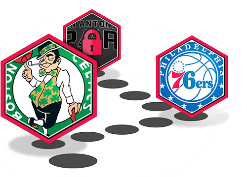 Download Nba General Manager - Amscan Sports & Tailgating Nba Party Boston Celtics (500x360), Png Download