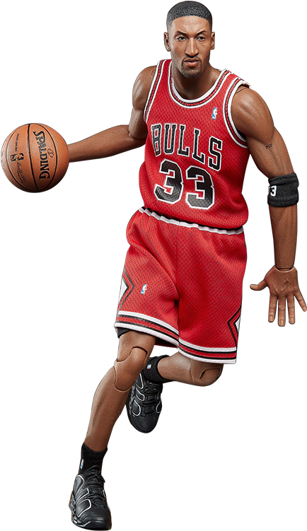 Enterbay Pippen Soldier Model 1/6 Doll Nba Basketball - Basketball Moves (800x800), Png Download
